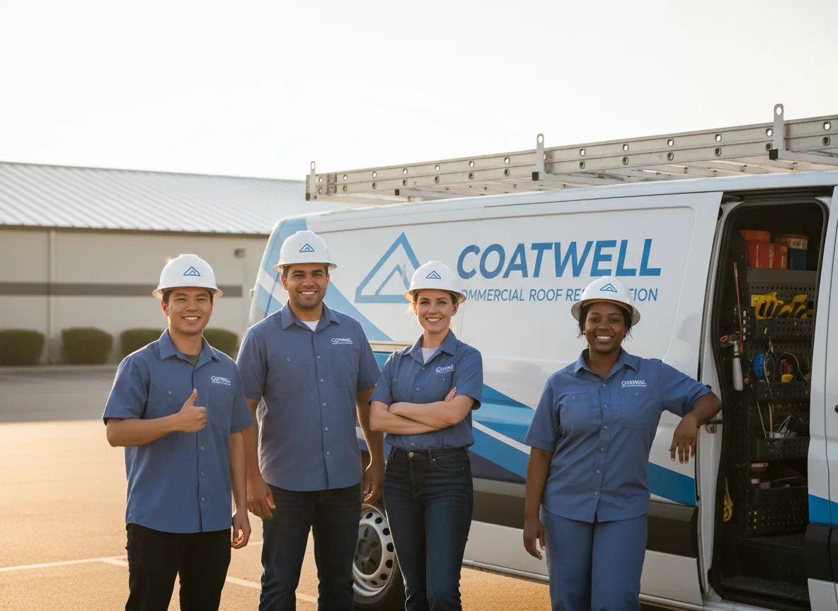 Commercial roof coating company in Fults, IL